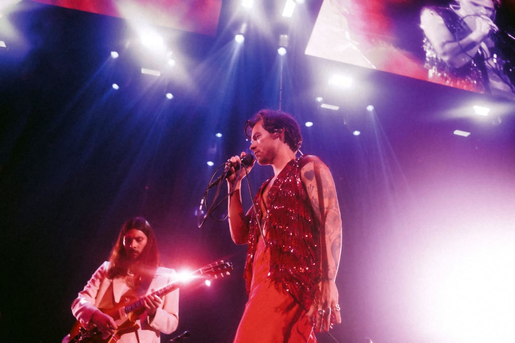 See Harry Styles's Love On Tour Costumes, Custom by Gucci