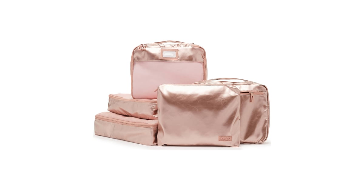 Calpak 5Piece Packing Cube Set Rose Gold Stocking Stuffers 2018