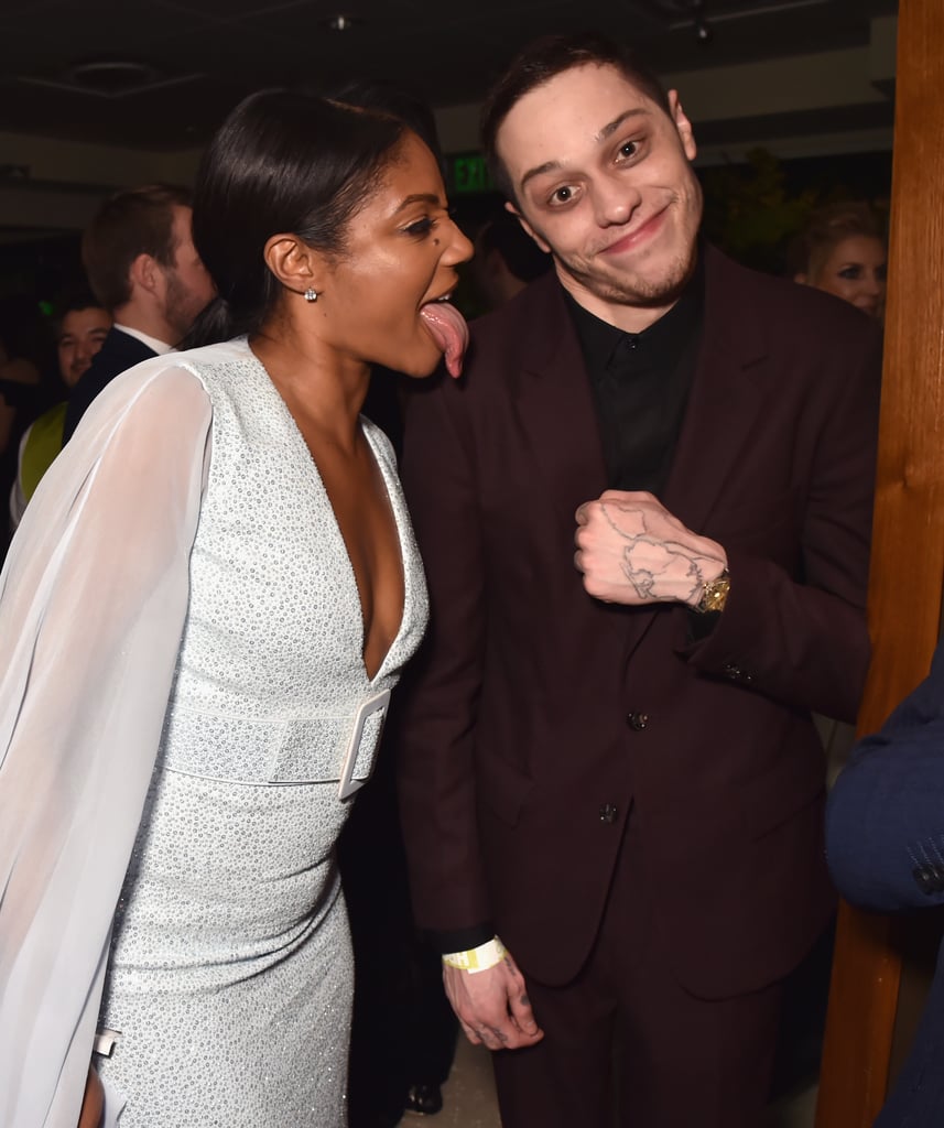 Pictured: Tiffany Haddish and Pete Davidson