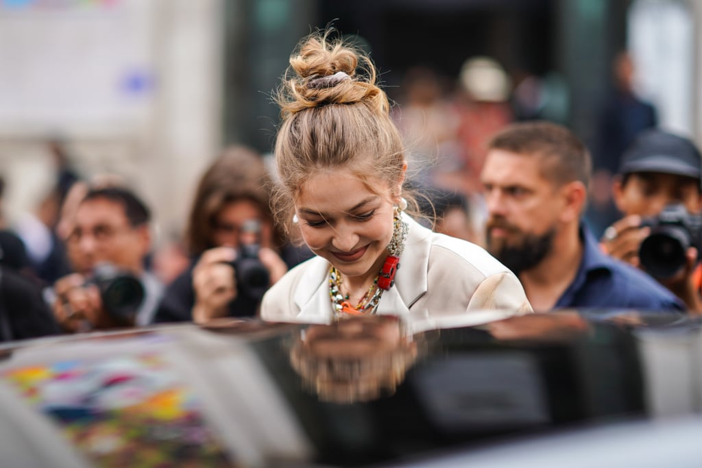 Messy High Bun Hairstyle