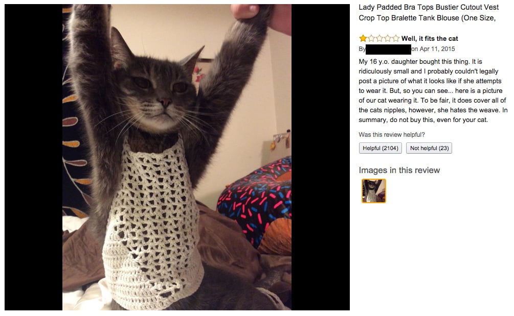 The Amazon review of the top that's gone viral