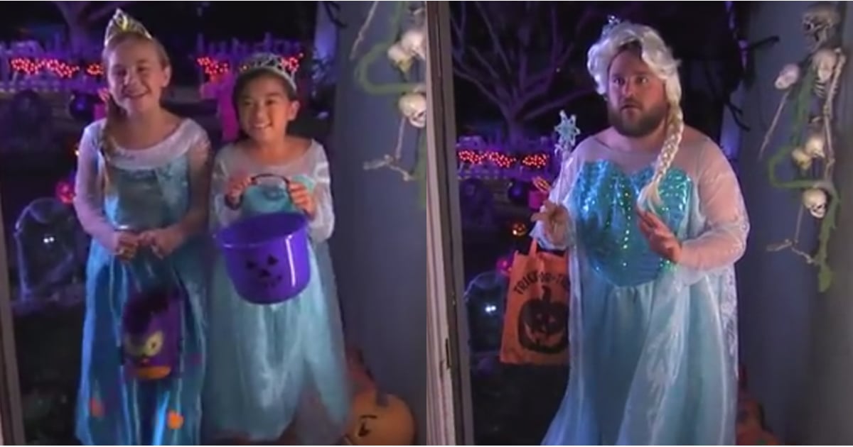 Jimmy Kimmel Prepares For Elsa Halloween Costumes POPSUGAR Family