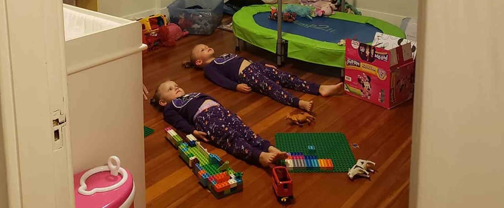 A Mom Told Her Kids They Needed to Stay Still to Charge Their Glow-in-the-Dark PJs, and It's Brilliant