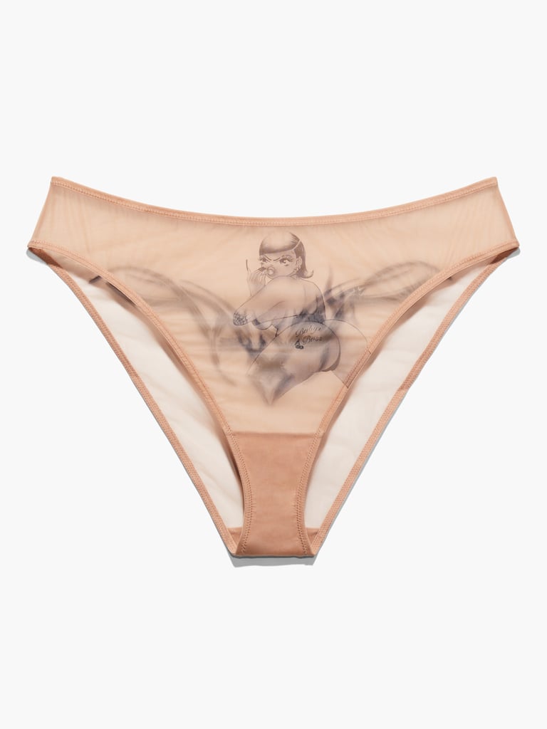 Tattooed Tricot High-Leg Bikini