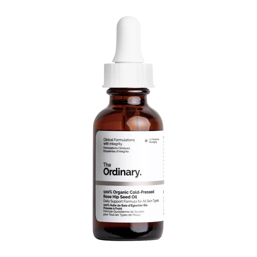 The Ordinary 100% Organic Cold-Pressed Rose Hip Seed Oil ($10)
Whenever people ask me how I've managed to not develop a wrinkle at 39, I always credit rose hip oil. I've been drowning my skin in this stuff since I turned 30, and I've never looked back. Not only does it leave skin super hydrated and supple, but it also brightens and calms skin without ever clogging my pores. I also use it when I'm doing my gua sha exercises.