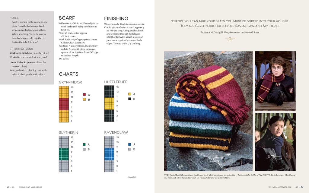 Harry Potter: Knitting Magic: The Official Harry Potter Knitting Pattern Book