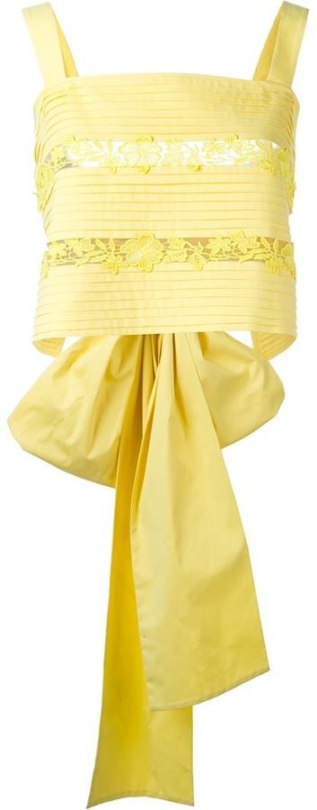 Rochas back bow top ($714)