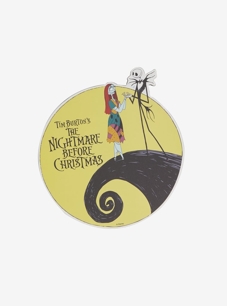 The Nightmare Before Christmas Jack & Sally Wood Wall Art