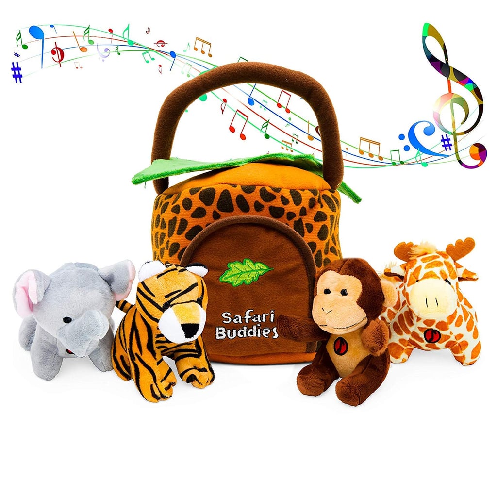 Plush Talking Jungle Animals Toy Set