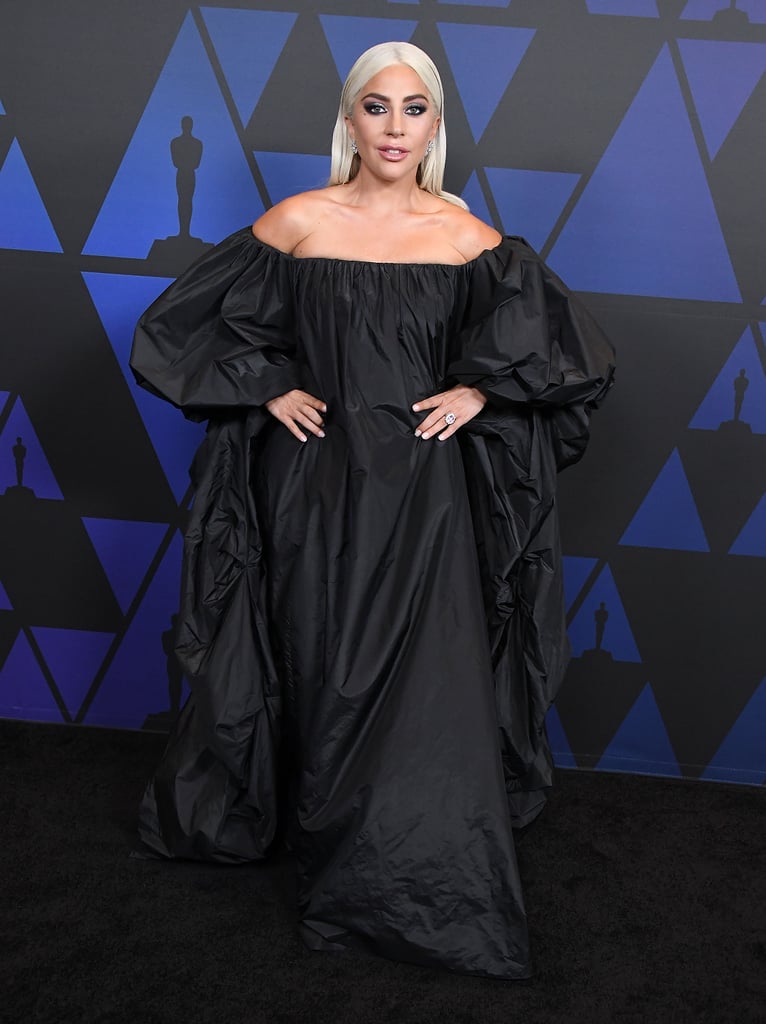 Lady Gaga Valentino Dress at Govenors Awards November 2018