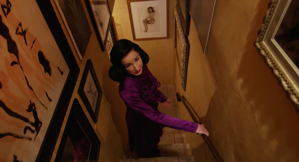 Dita Von Teese's "Woman Cave Library"