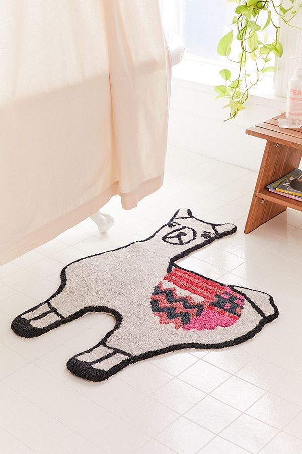 Llama Bath Mat