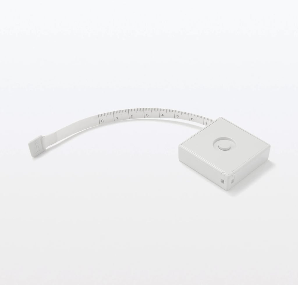 Muji ABS Tape Measure ($5)
Small and chic is the name of the Muji stationery game. I plan to customize this tiny measuring tape, as well as the above stapler, with stickers.