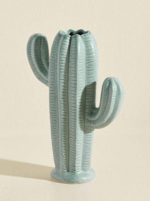 Plant Help Falling in Love Vase ($18)
Bring some desert beauty to your deskscape with a cactus-shaped vase. Just as lovely as a real cactus but without the pricked fingers.