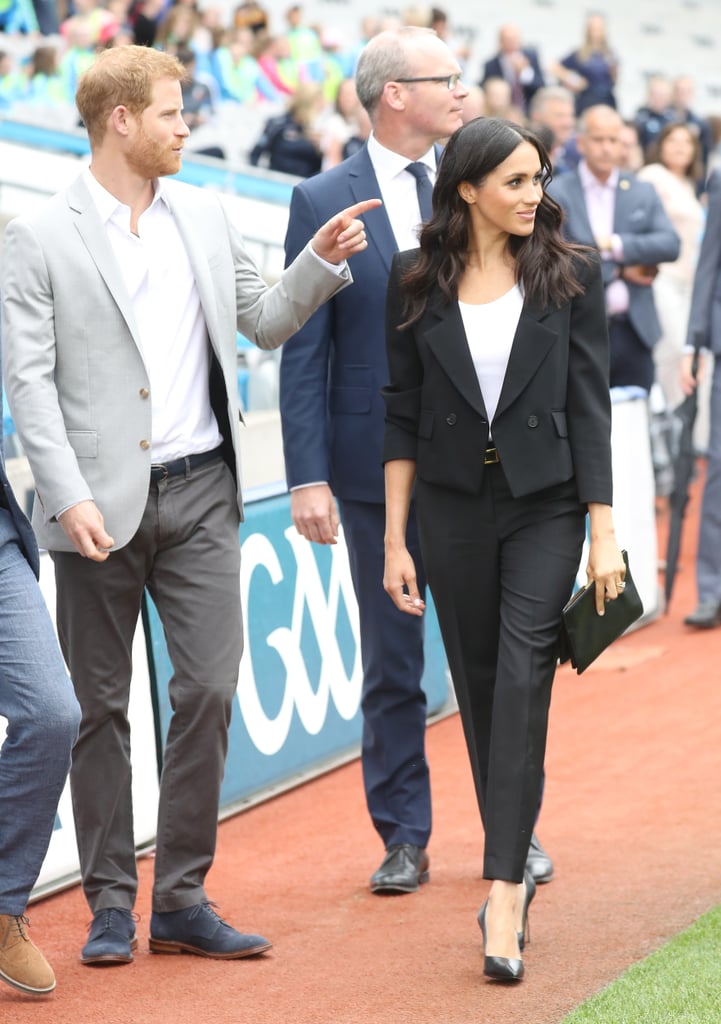 Meghan Markle's Black Pantsuit Ireland 2018