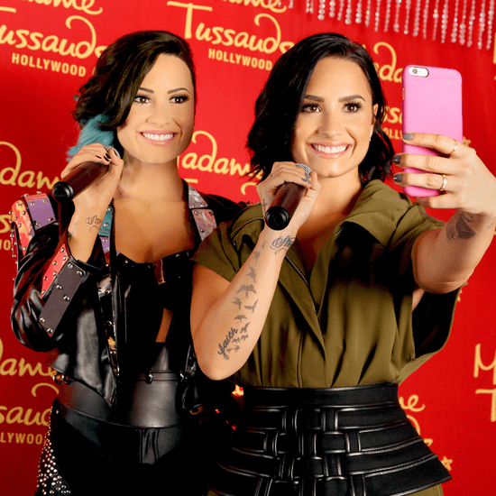Demi Lovato Meets Her Wax Figure