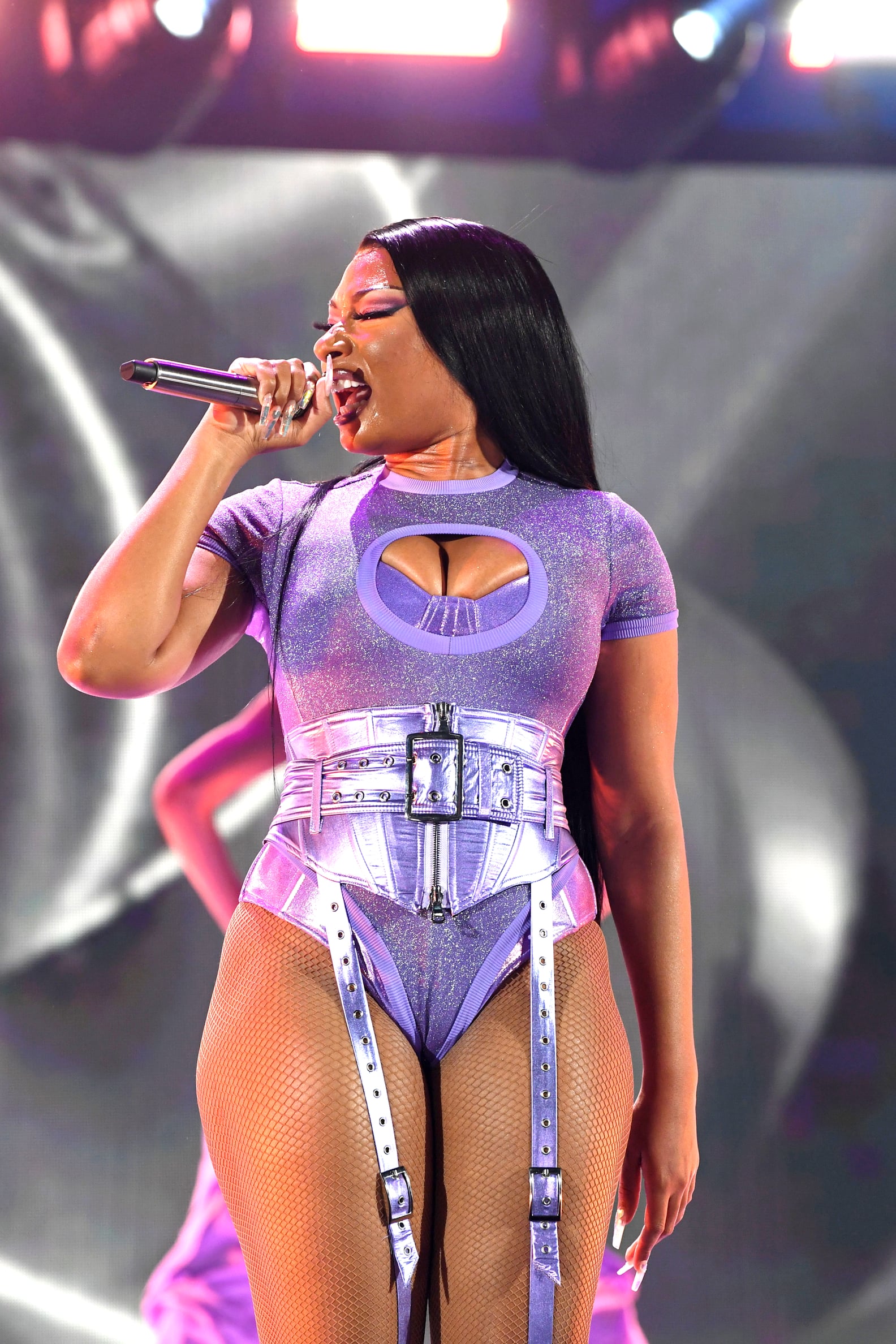 Megan Thee Stallion's Chic Bulls Outfit