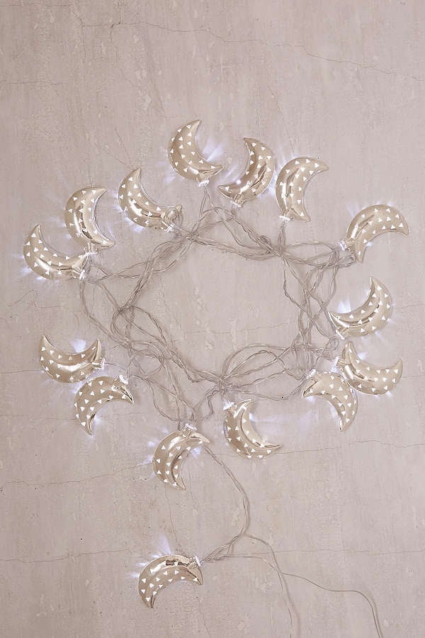 Crescent Moon String Lights