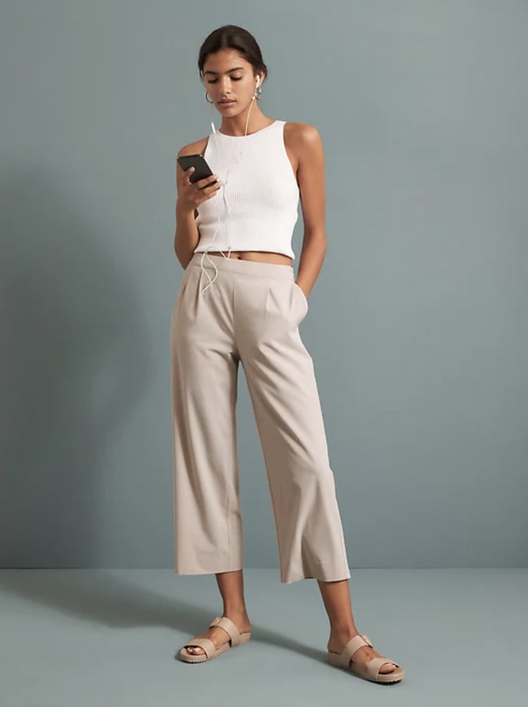 Banana Republic Flyweight Wide-Leg Cropped Pants