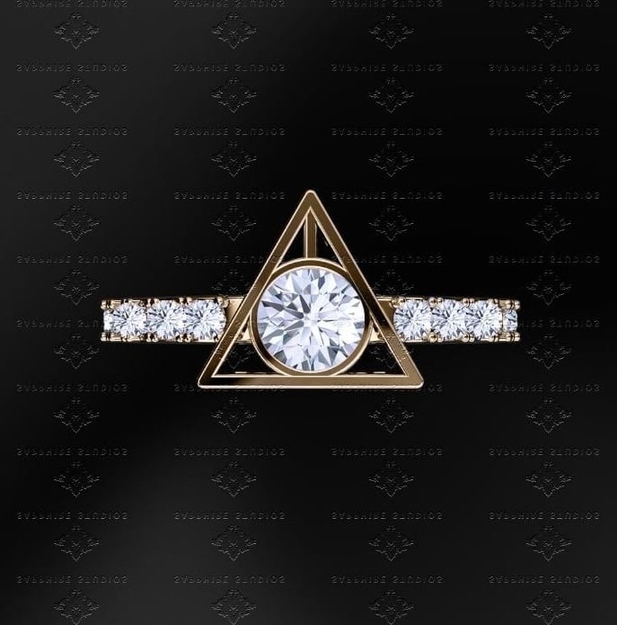 Sapphire Studios 'Mystic' 0.70ct Natural Diamond Rose Gold Ring