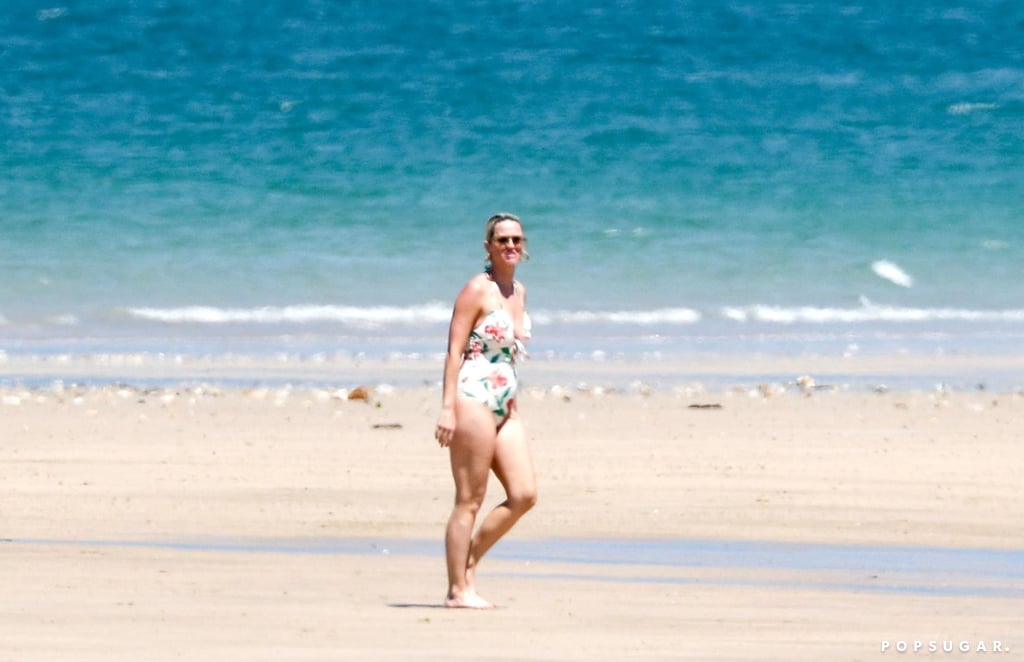Katy Perry and Orlando Bloom on Beach in France July 2019