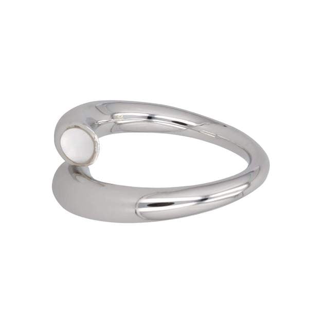 Adore Adorn Twisted Ring With Mother Of Pearl