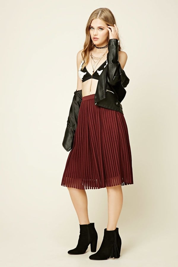 A Midi Skirt That's Anything but Boring