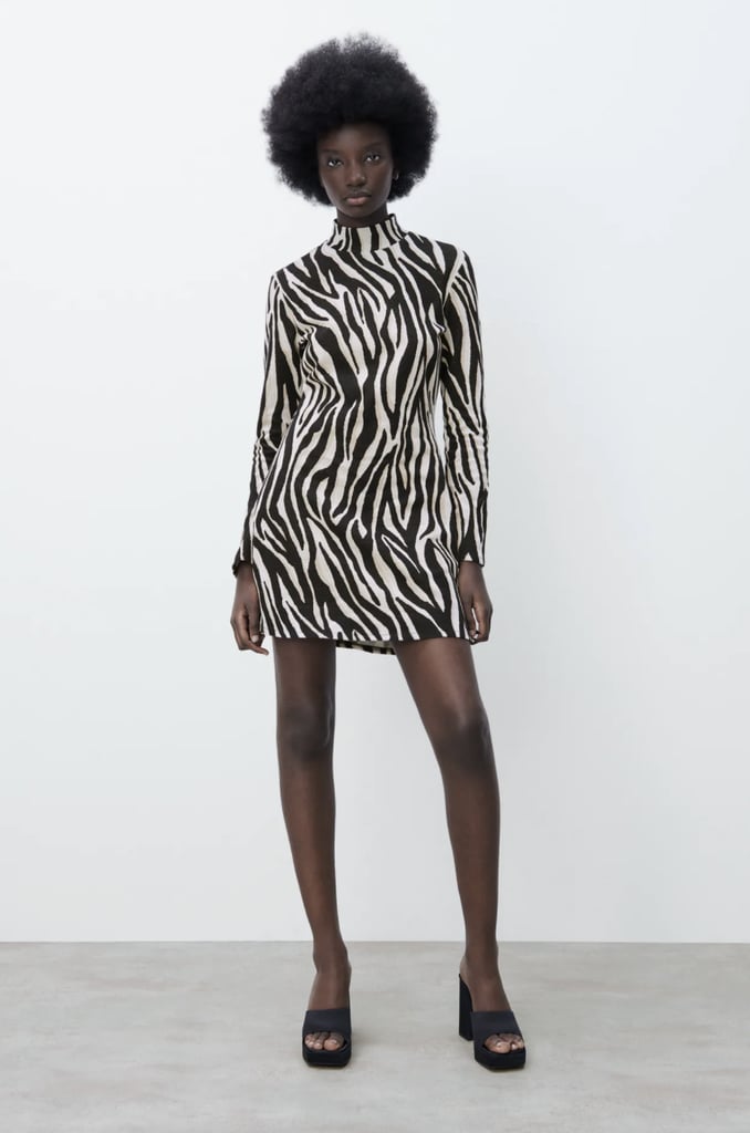 A Walk on the Wild Side: Zara Printed Short Dress