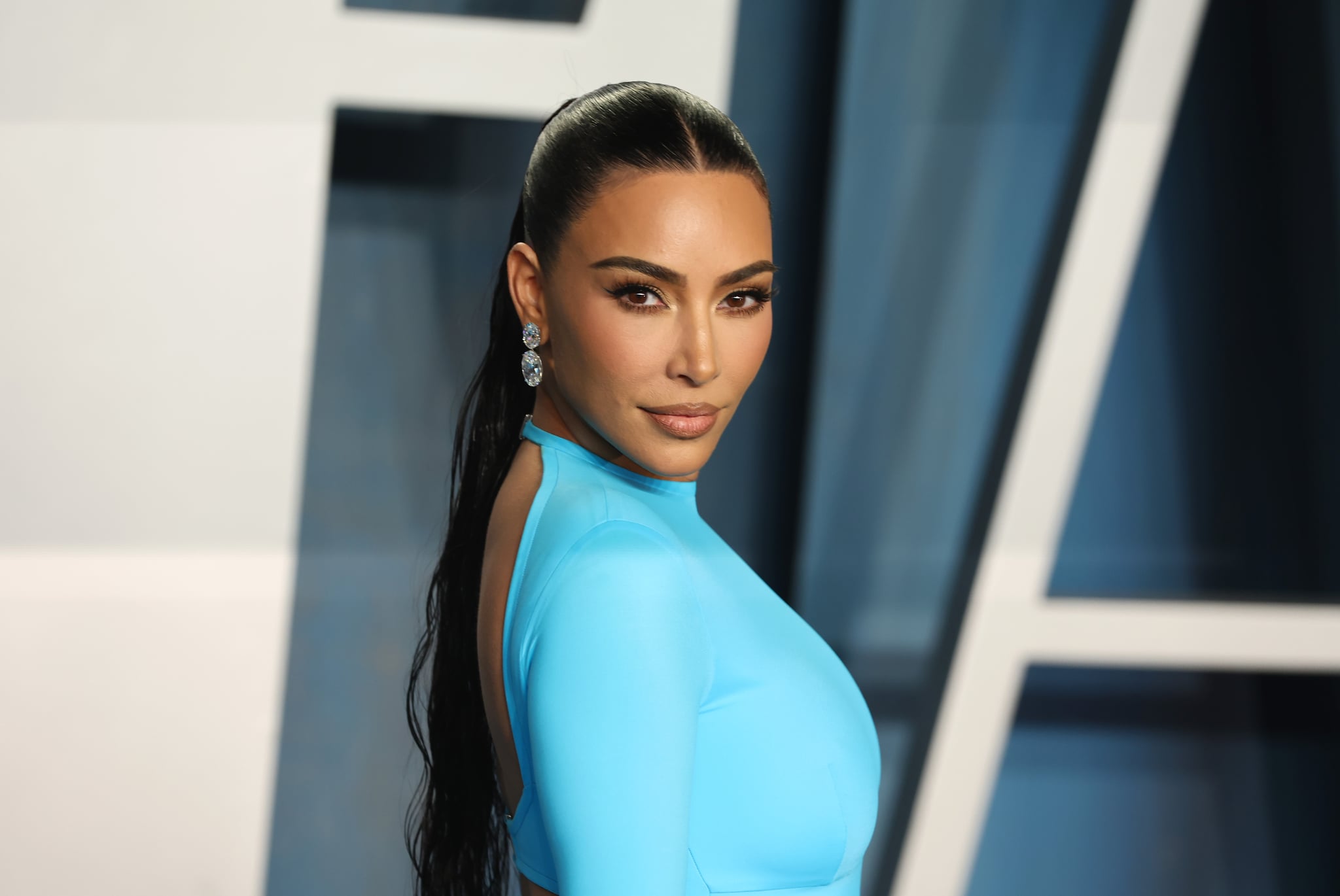 Kim Kardashian at the 2022 Vanity Fair Oscar Party