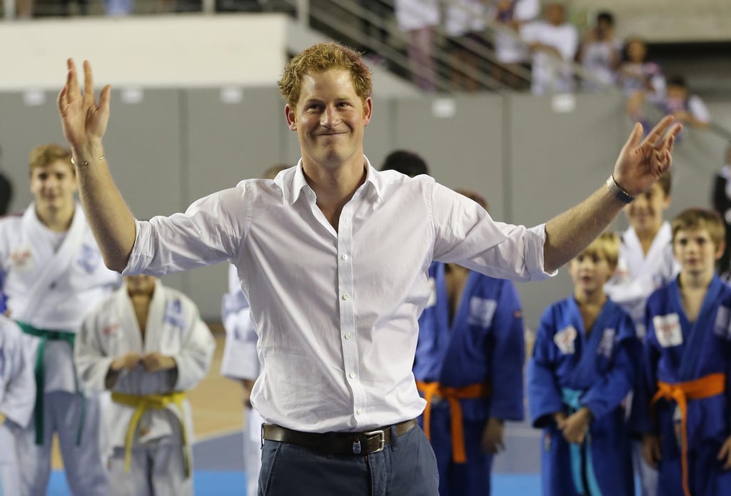 Prince Harry at the World Cup in Brazil