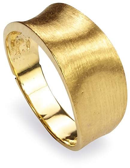 Marco Bicego 18K Yellow Gold Engraved Lunaria Small Band Ring