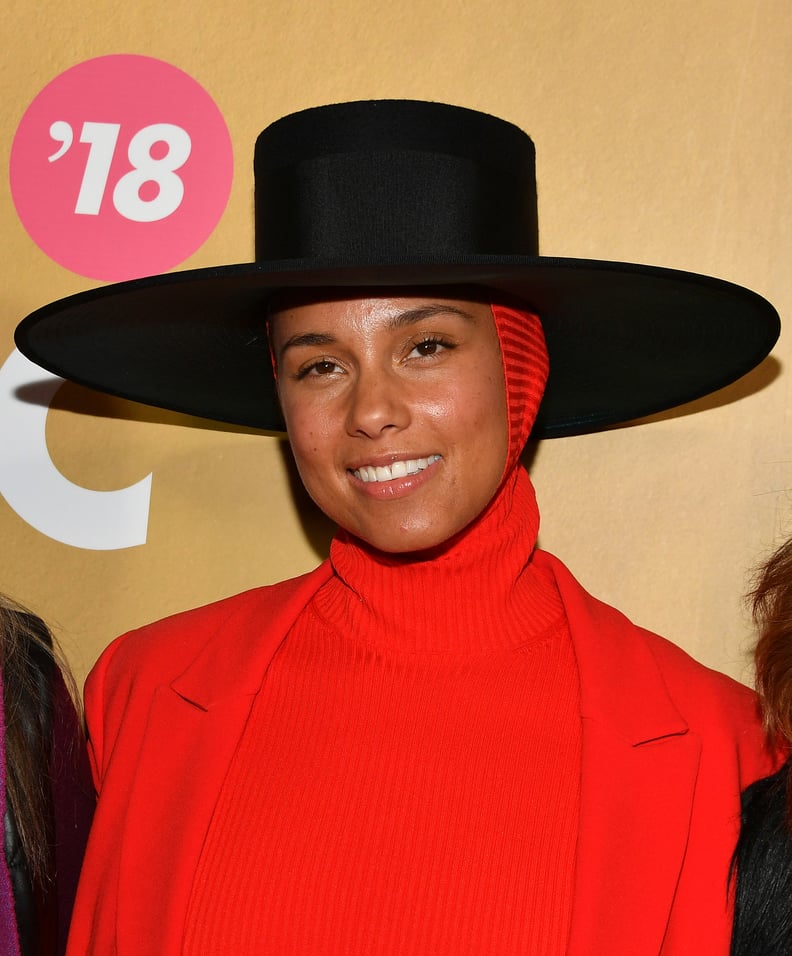 Alicia Keys at Billboard's Women in Music Event in 2018