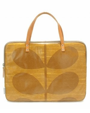 Orla Kiely Textured Tonal Stem Ochre 