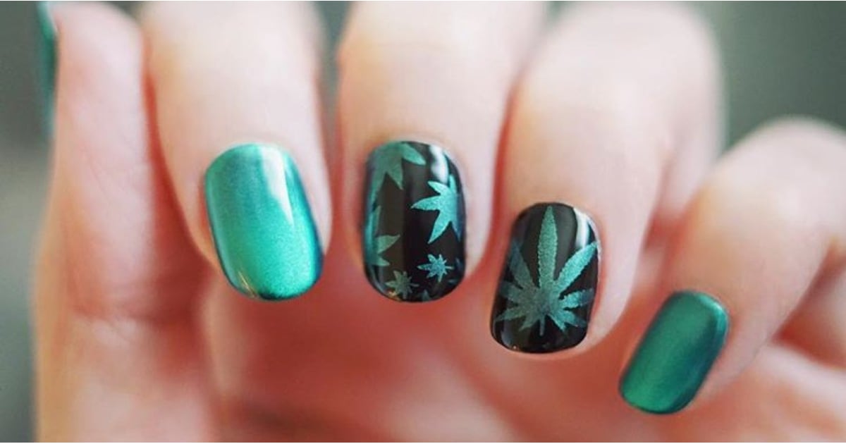 9. "2024 Nail Art: High on Cannabis Nails" - wide 5