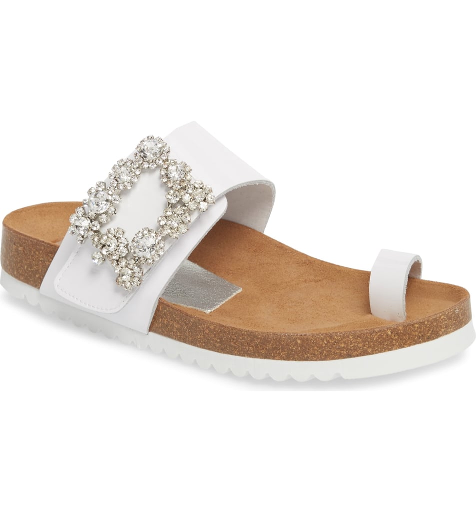 Jeffrey Campbell Bianca Embellished Slide Sandal
