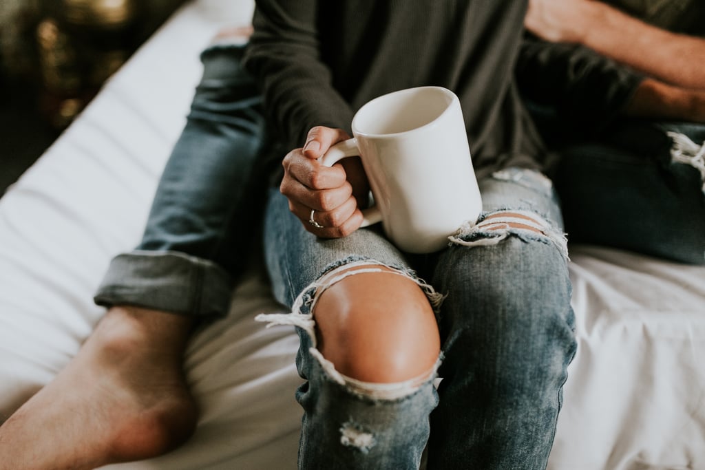 Cozy Engagement Photo Shoot In A Loft Popsugar Love And Sex 3007