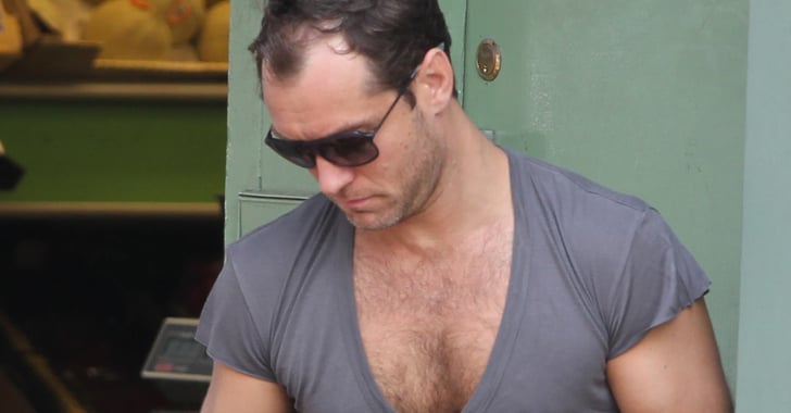 Jude Law In A Low Cut Shirt Pictures Popsugar Celebrity 