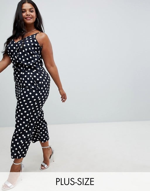 AX Paris Plus Polka Dot Jumpsuit