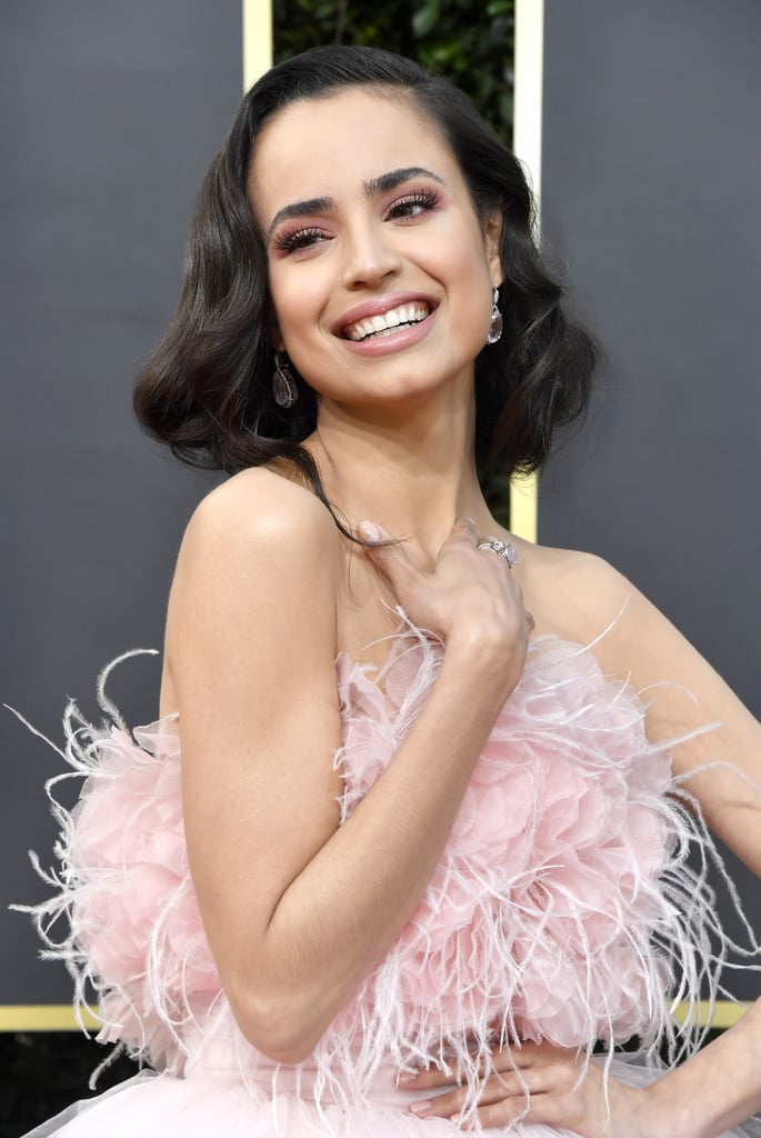 Sofia Carson Giambattista Valli Gown at Golden Globes 2020