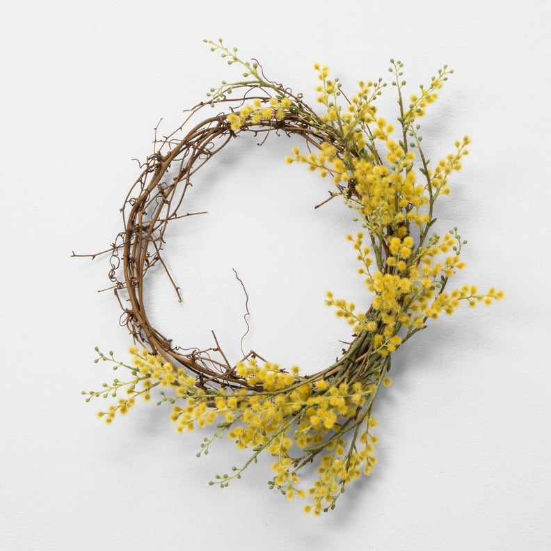 Faux Crespedia Wreath