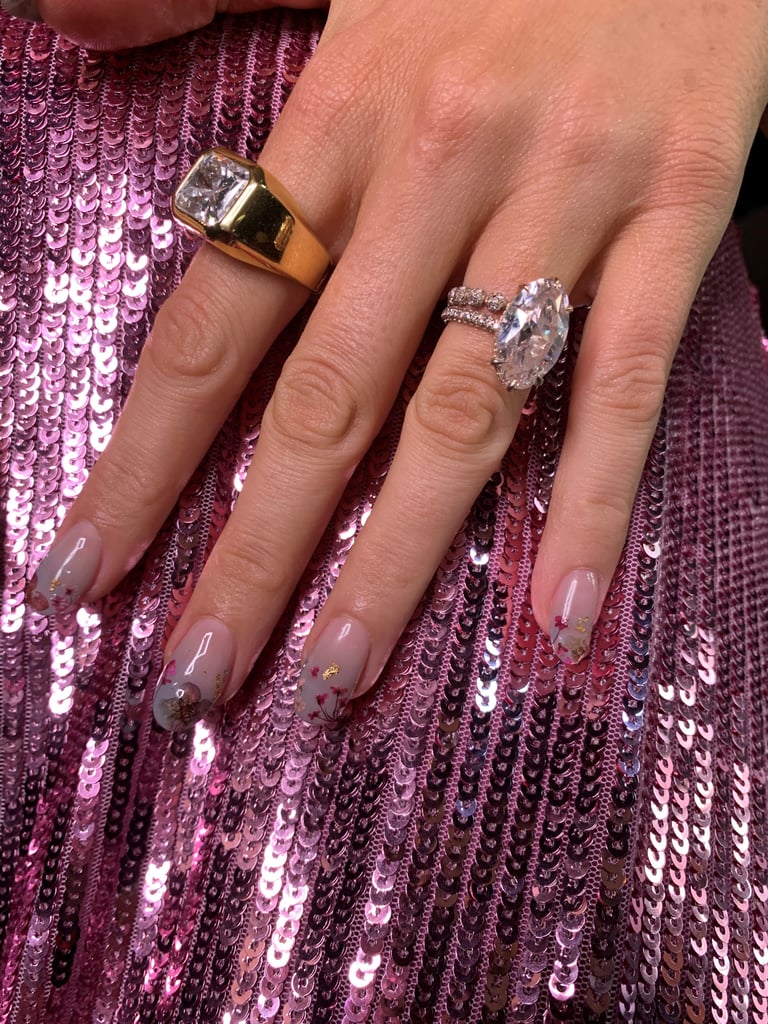 See Blake Lively's Delicate Pressed Flower Nail Art