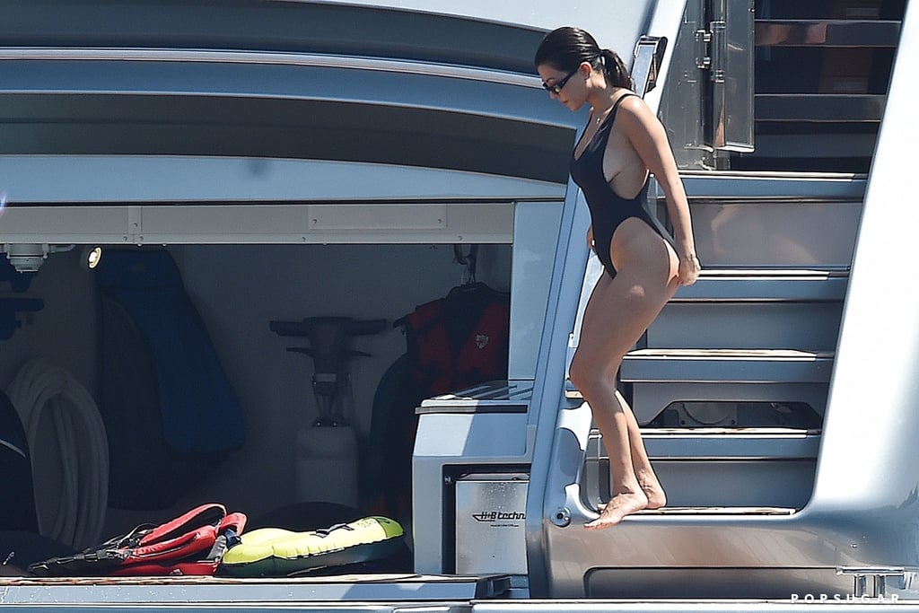Kourtney Kardashian in Italy July 2018