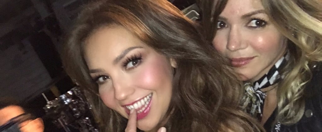 Thalia's Makeup at Premio Lo Nuestro 2017