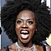 Viola Davis Natural Hair Golden Globes 2018 Red Carpet