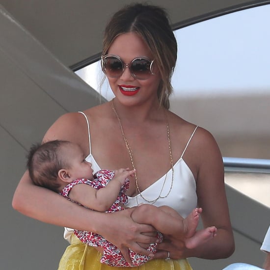 Chrissy Teigen John Legend and Luna in Saint-Tropez Photos