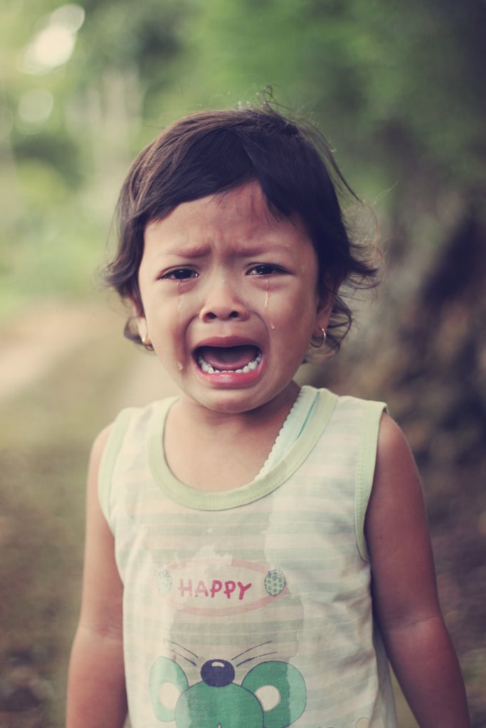 "I can hear you are crying, but I don't know what you need. Can you help me understand?"