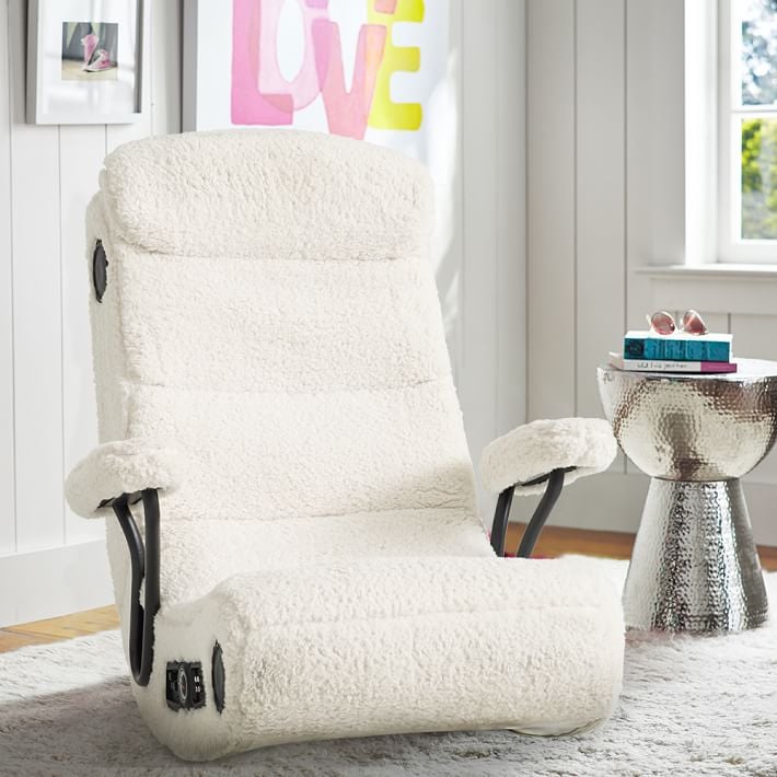 Ivory Sherpa Got Game Chair