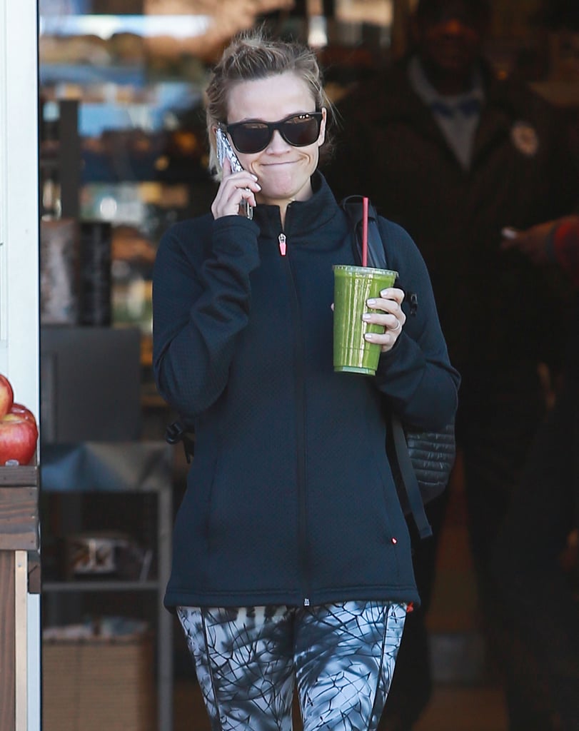 Reese Witherspoon juiced up on Tuesday in LA.