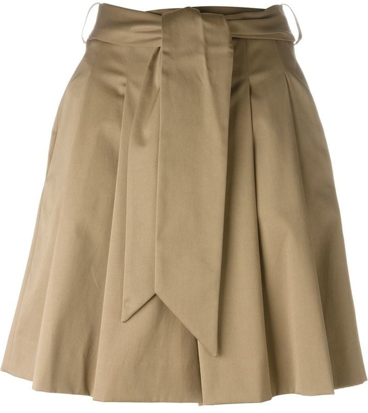 Salvatore Ferragamo Pleated Skorts ($467)