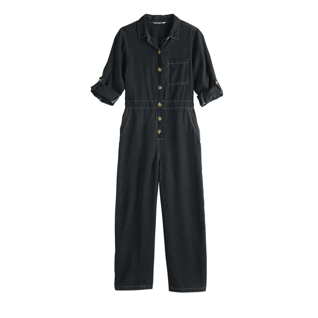 Utility Jumpsuit in Jet Black